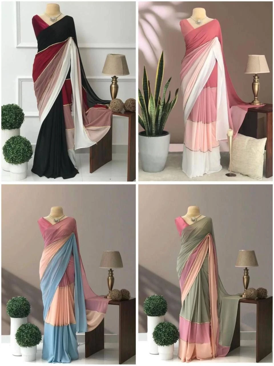 Vardan Ethnic Bt-1212 Soft Georgette Wholesale Fancy Sarees Catalog — Wholesale Sarees, MPA wholesale from Surat — view 9